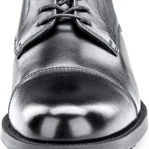 Stylish & Safe: Shoes for Crews Men Dress Oxfords - Slip-Resistant in Brown or Black