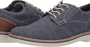 Nunn Bush Men's Barklay Canvas Plain Toe Oxford Lace-Up