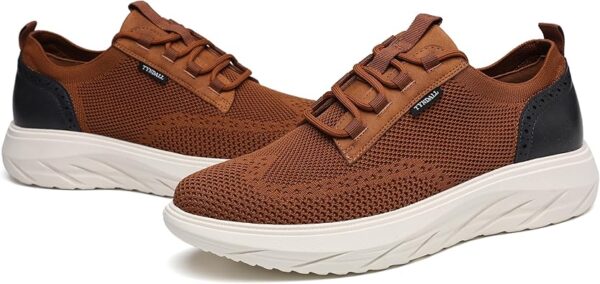 TYNDALL Men's Fashion Sneakers - Casual Knit Mesh Oxfords for Style & Comfort