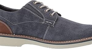 Nunn Bush Men's Barklay Canvas Plain Toe Oxford Lace-Up