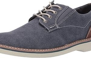 Nunn Bush Men's Barklay Canvas Plain Toe Oxford Lace-Up