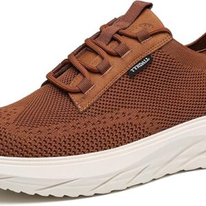 TYNDALL Men's Fashion Sneakers - Casual Knit Mesh Oxfords for Style & Comfort